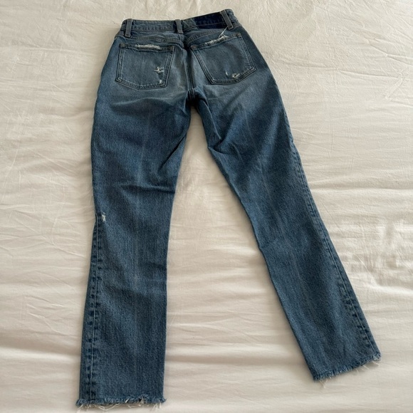 Abercrombie & Fitch Curve Love High Rise Skinny Jeans Medium Wash size 25 - Picture 8 of 11